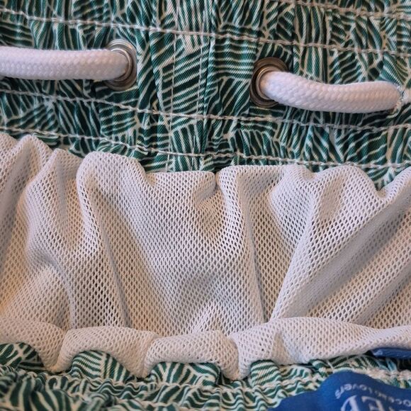 APNEE Green Print Swim Shorts Men’s Size Medium Green - Picture 10 of 11